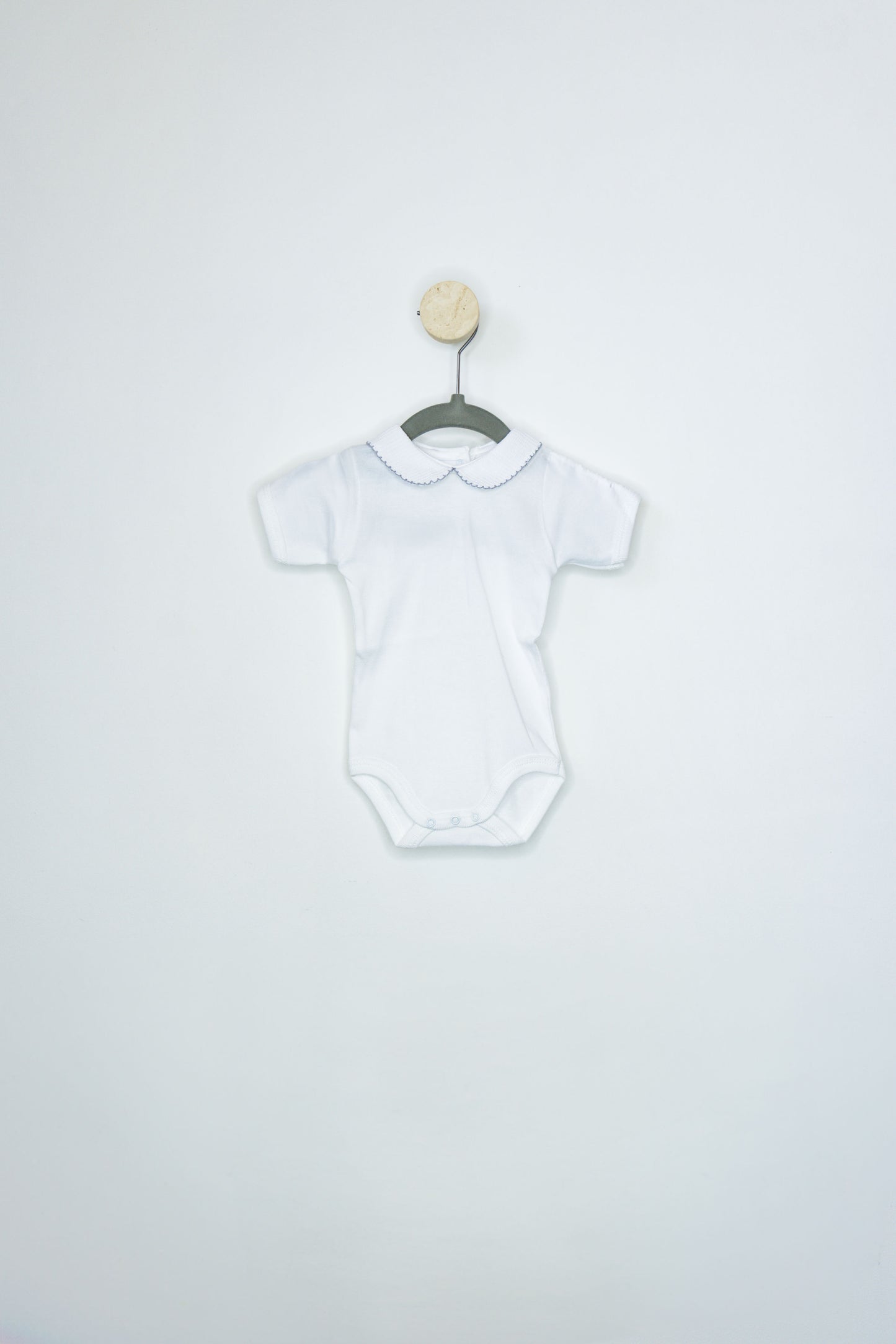 Body Cuello Pique Manga Corta