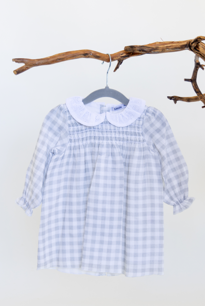 Vestido de Cuadros Smock