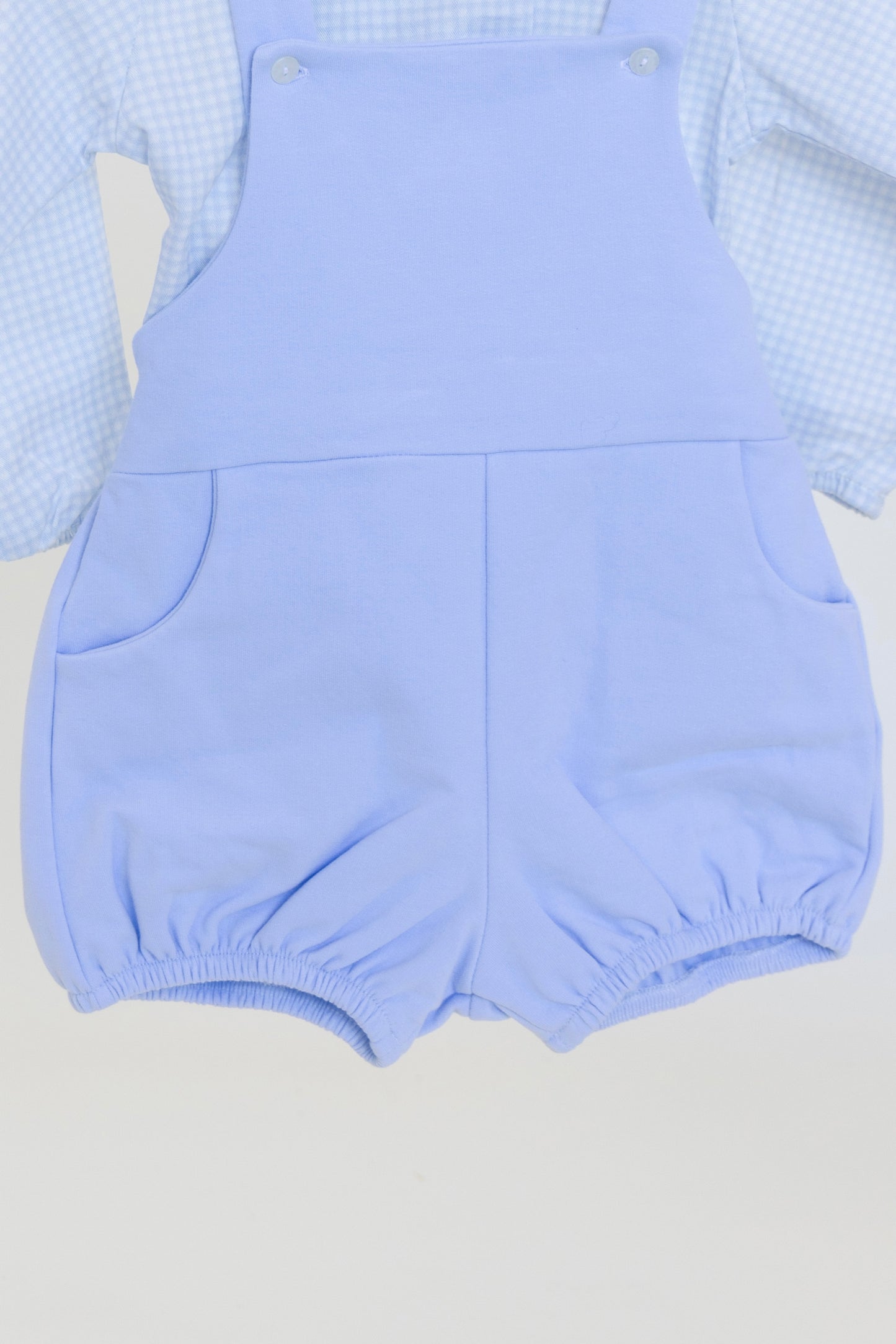 Overol de Short Camisa Cuadros