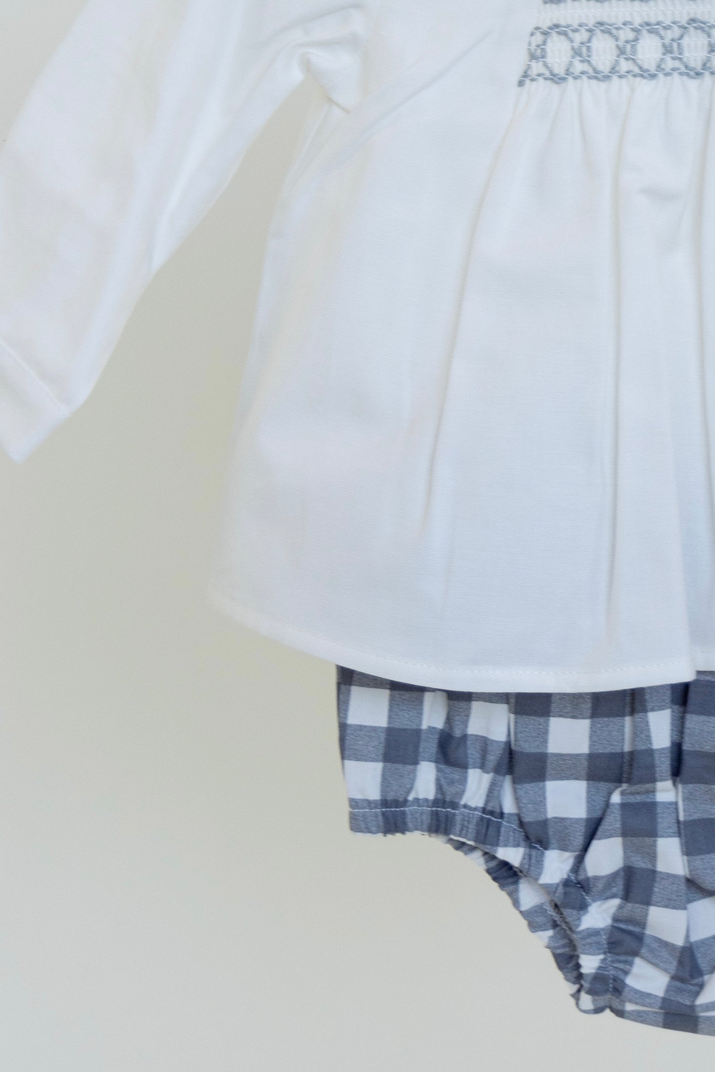 Calzón Cuadros Vichy Camisa Smock