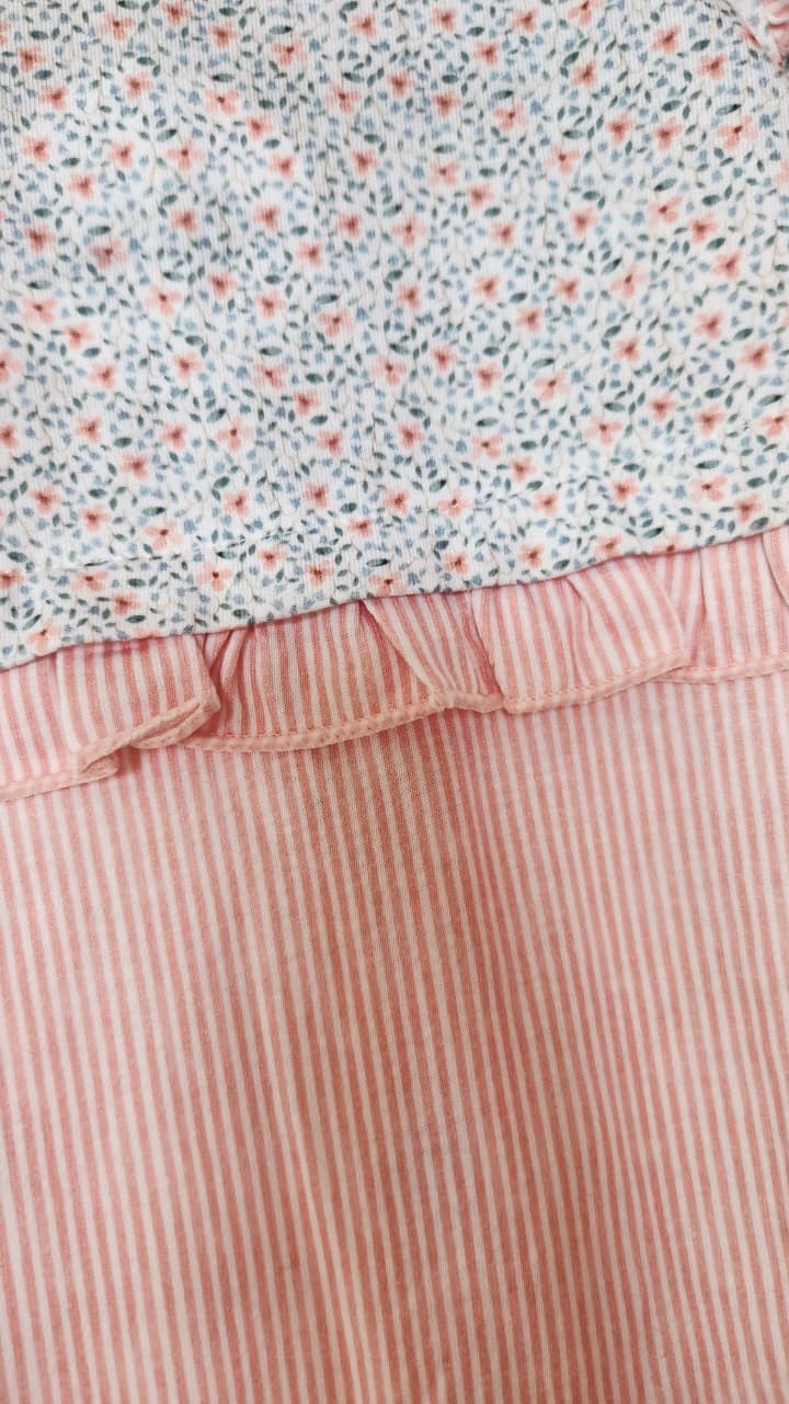 Pijama Pelele Rayas Rosa
