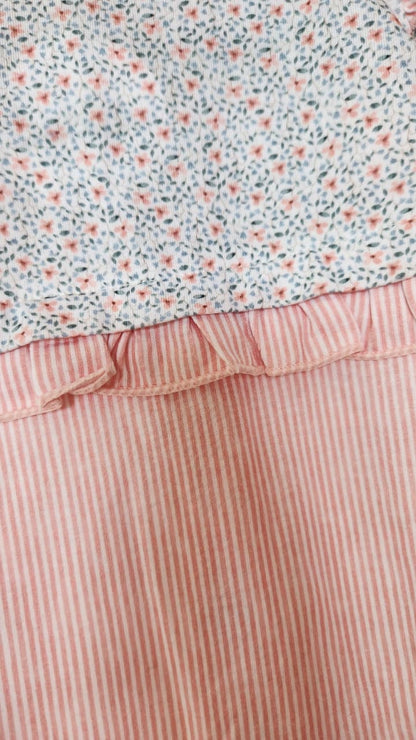 Pijama Pelele Rayas Rosa