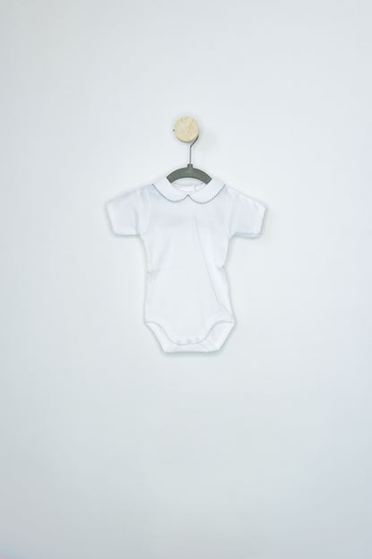 Body Cuello Pique Manga Corta