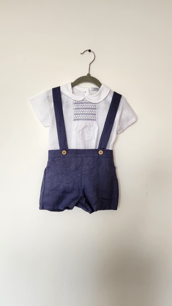 Overoll Lino Blusa Smock