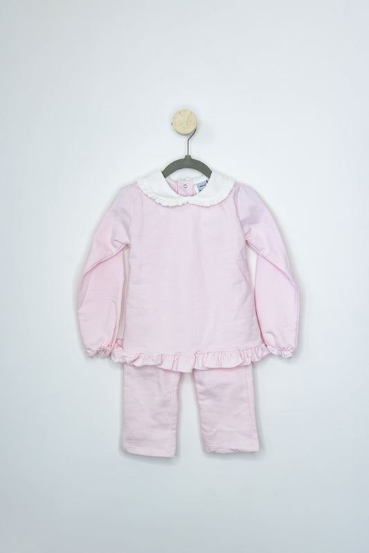 Pants Rosa Blusa Volante