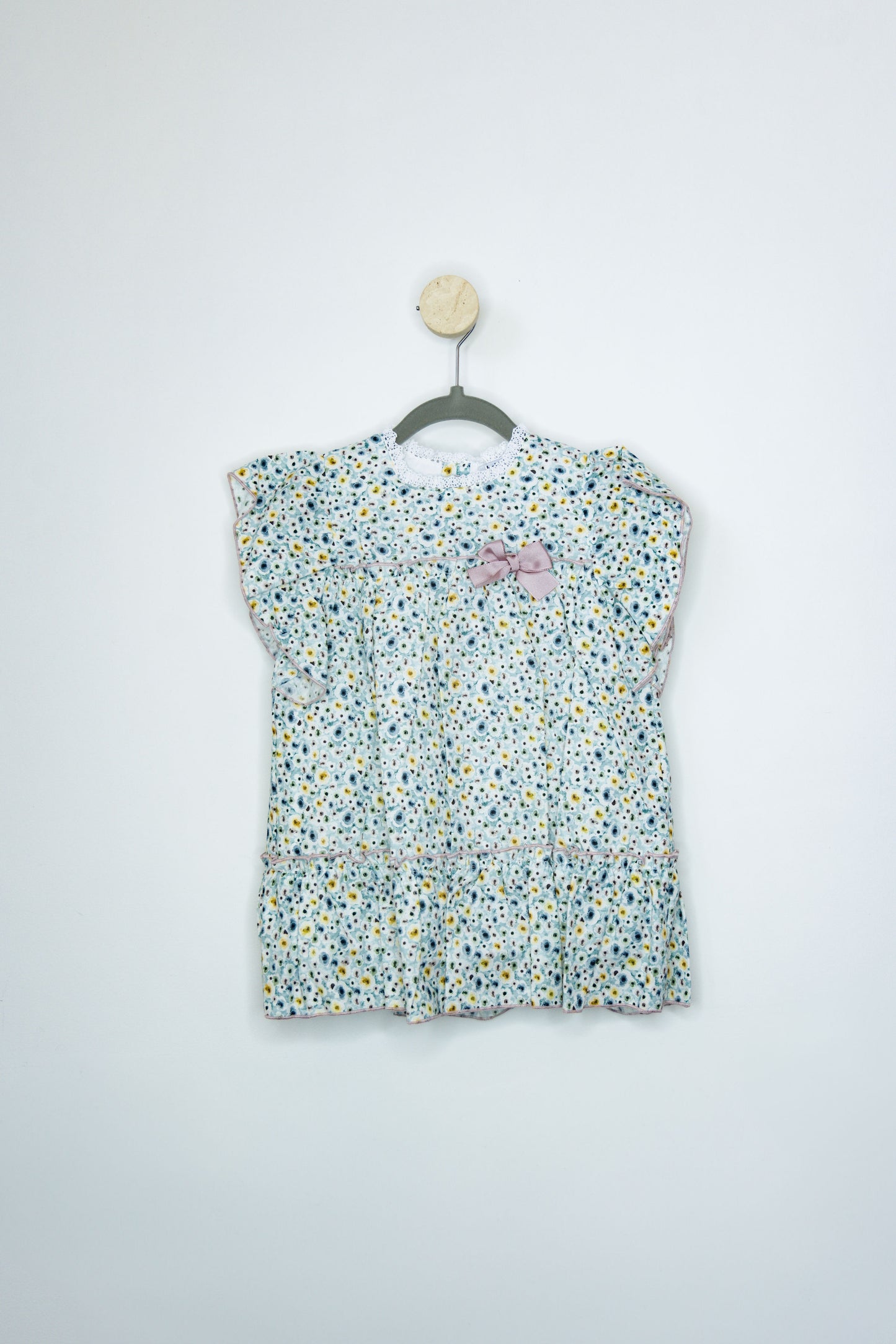 Vestido Flores Detalle Moño