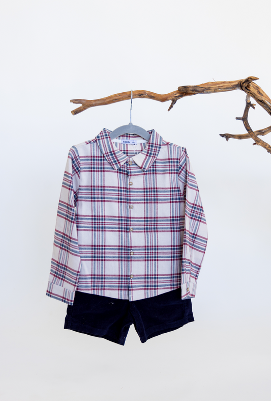 Shorts Pana Marino Camisa Cuadros