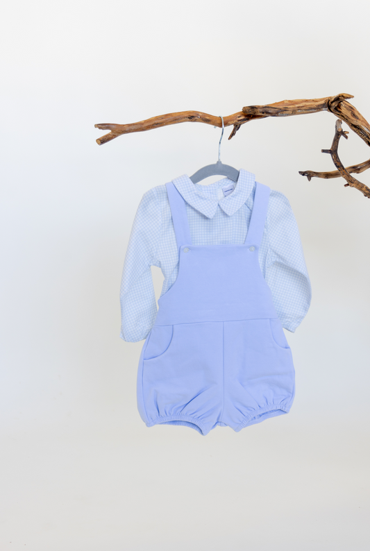 Overol de Short Camisa Cuadros