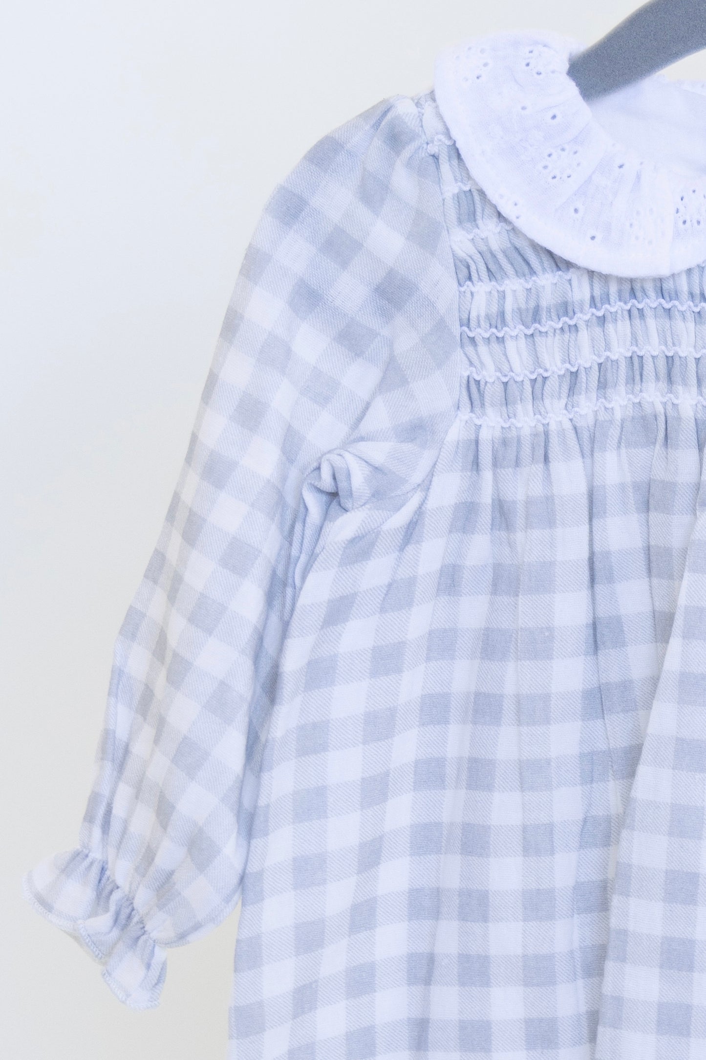 Vestido de Cuadros Smock