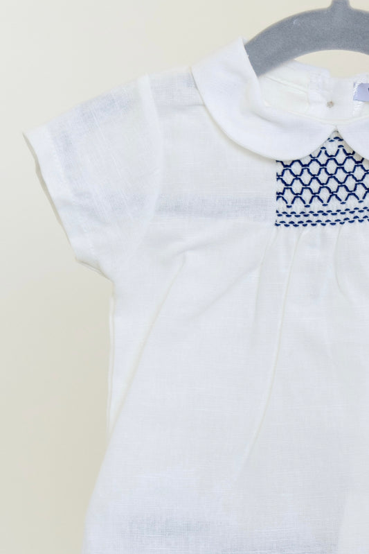 Calzón con Camisa Smock de Lino