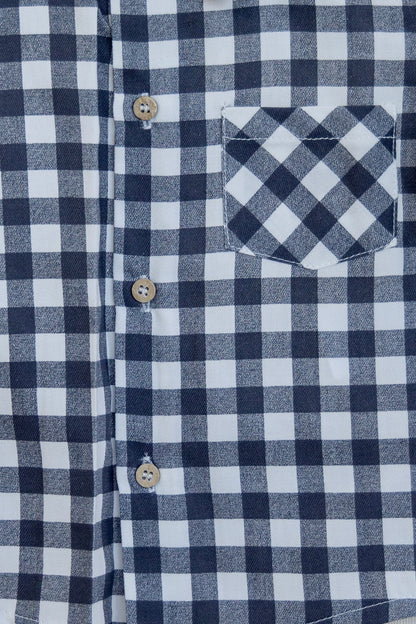 Short Pana Camisa Cuadros Pico