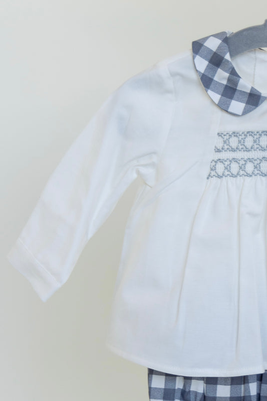 Calzón Cuadros Vichy Camisa Smock